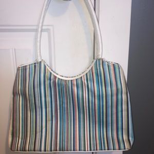 vintage striped purse
